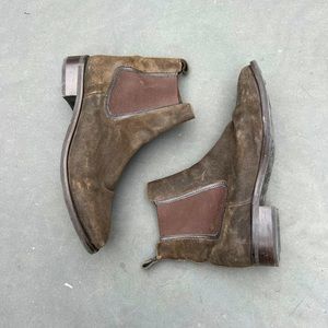 Thursday Boot Company Distressed Brown Ankle Booties